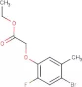 Ethyl (4-bromo-2-fluoro-5-methylphenoxy)acetate
