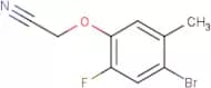 (4-Bromo-2-fluoro-5-methylphenoxy)acetonitrile