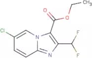 Ethyl 6-chloro-2-(difluoromethyl)imidazo[1,2-a]pyridine-3-carboxylate