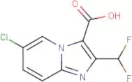 6-Chloro-2-(difluoromethyl)imidazo[1,2-a]pyridine-3-carboxylic acid