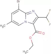Ethyl 8-bromo-2-(difluoromethyl)-6-methylimidazo[1,2-a]pyridine-3-carboxylate