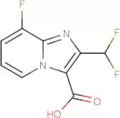 2-(Difluoromethyl)-8-fluoroimidazo[1,2-a]pyridine-3-carboxylic acid