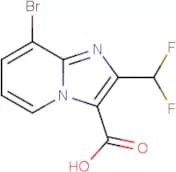 8-Bromo-2-(difluoromethyl)imidazo[1,2-a]pyridine-3-carboxylic acid
