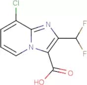 8-Chloro-2-(difluoromethyl)imidazo[1,2-a]pyridine-3-carboxylic acid