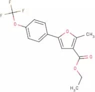 2-Methyl-5-(4-trifluoromethoxy-phenyl)-furan-3-carboxylic acid ethyl ester