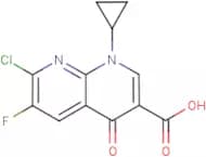 1-Cyclopropyl-6-fluoro-7-chloro-4-oxo-1,4-dihydro-1,8-napthyridine-3-carboxylic acid