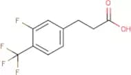 3-[3-Fluoro-4-(trifluoromethyl)phenyl]propionic acid