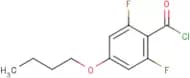 4-Butoxy-2,6-difluorobenzoyl chloride