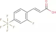 2-Fluoro-4-(pentafluorosulphur)cinnamic acid