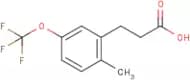 3-[2-Methyl-5-(trifluoromethoxy)phenyl]propionic acid