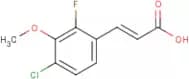4-Chloro-2-fluoro-3-methoxycinnamic acid