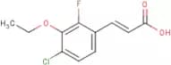4-Chloro-3-ethoxy-2-fluorocinnamic acid