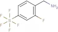 2-Fluoro-4-(pentafluorosulfur)benzylamine