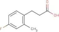 3-(4-Fluoro-2-methylphenyl)propionic acid