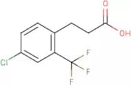 3-[4-Chloro-2-(trifluoromethyl)phenyl]propionic acid