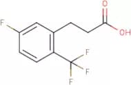 3-[5-Fluoro-2-(trifluoromethyl)phenyl]propionic acid