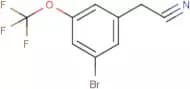 3-Bromo-5-(trifluoromethoxy)phenylacetonitrile