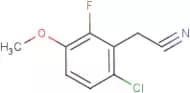 6-Chloro-2-fluoro-3-methoxyphenylacetonitrile