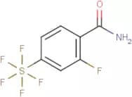 2-Fluoro-4-(pentafluorosulfur)benzamide