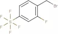 2-Fluoro-4-(pentafluorosulfur)benzyl bromide
