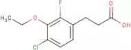 3-(4-Chloro-3-ethoxy-2-fluorophenyl)propionic acid