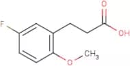 3-(5-Fluoro-2-methoxyphenyl)propionic acid