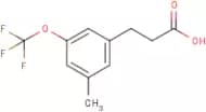 3-[3-Methyl-5-(trifluoromethoxy)phenyl]propionic acid
