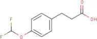 3-[4-(Difluoromethoxy)phenyl]propionic acid