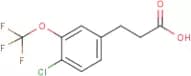 3-[4-Chloro-3-(trifluoromethoxy)phenyl]propionic acid