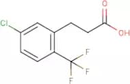 3-[5-Chloro-2-(trifluoromethyl)phenyl]propionic acid