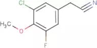 3-Chloro-5-fluoro-4-methoxyphenylacetonitrile