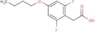 4-Butoxy-2,6-difluorophenylacetic acid