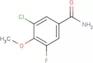 3-Chloro-5-fluoro-4-methoxybenzamide
