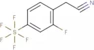 2-Fluoro-4-(pentafluorosulfur)phenylacetonitrile
