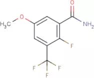 2-Fluoro-5-methoxy-3-(trifluoromethyl)benzamide