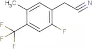 2-Fluoro-5-methyl-4-(trifluoromethyl)phenylacetonitrile