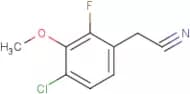 4-Chloro-2-fluoro-3-methoxyphenylacetonitrile