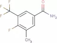 4-Fluoro-3-methyl-5-(trifluoromethyl)benzamide