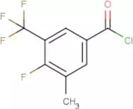 4-Fluoro-3-methyl-5-(trifluoromethyl)benzoyl chloride