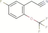 5-Fluoro-2-(trifluoromethoxy)phenylacetonitrile