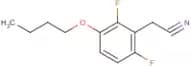 3-Butoxy-2,6-difluorophenylacetonitrile