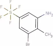 3-Bromo-2-methyl-5-(pentafluorosulfur)aniline