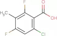 6-Chloro-2,4-difluoro-3-methylbenzoic acid