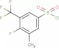 4-Fluoro-3-methyl-5-(trifluoromethyl)benzenesulfonyl chloride