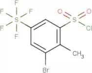 3-Bromo-2-methyl-5-(pentafluorosulfur)benzenesulfonyl chloride