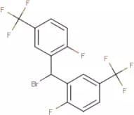 2-{Bromo-[2-fluoro-5-(trifluoromethyl)phenyl]methyl}-1-fluoro-4-(trifluoromethyl)benzene