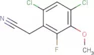4,6-Dichloro-2-fluoro-3-methoxyphenylacetonitrile