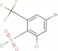 4-Bromo-2-chloro-6-(trifluoromethyl)benzenesulfonyl chloride