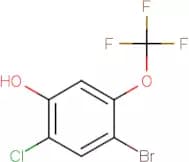 4-Bromo-2-chloro-5-(trifluoromethoxy)phenol