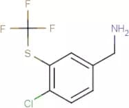 4-Chloro-3-(trifluoromethylthio)benzylamine